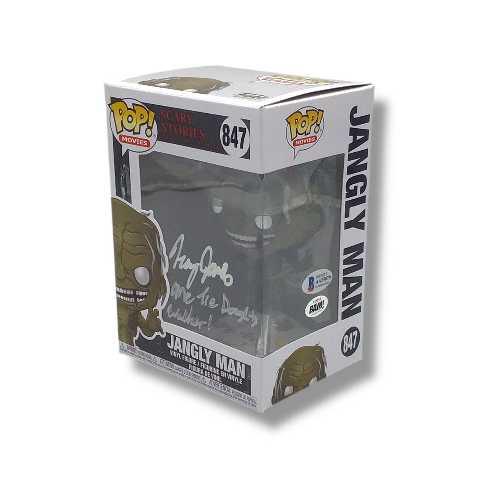 Scary Stories (#847) Jangly Man Funko POP! | Signed by Troy James (Beckett)