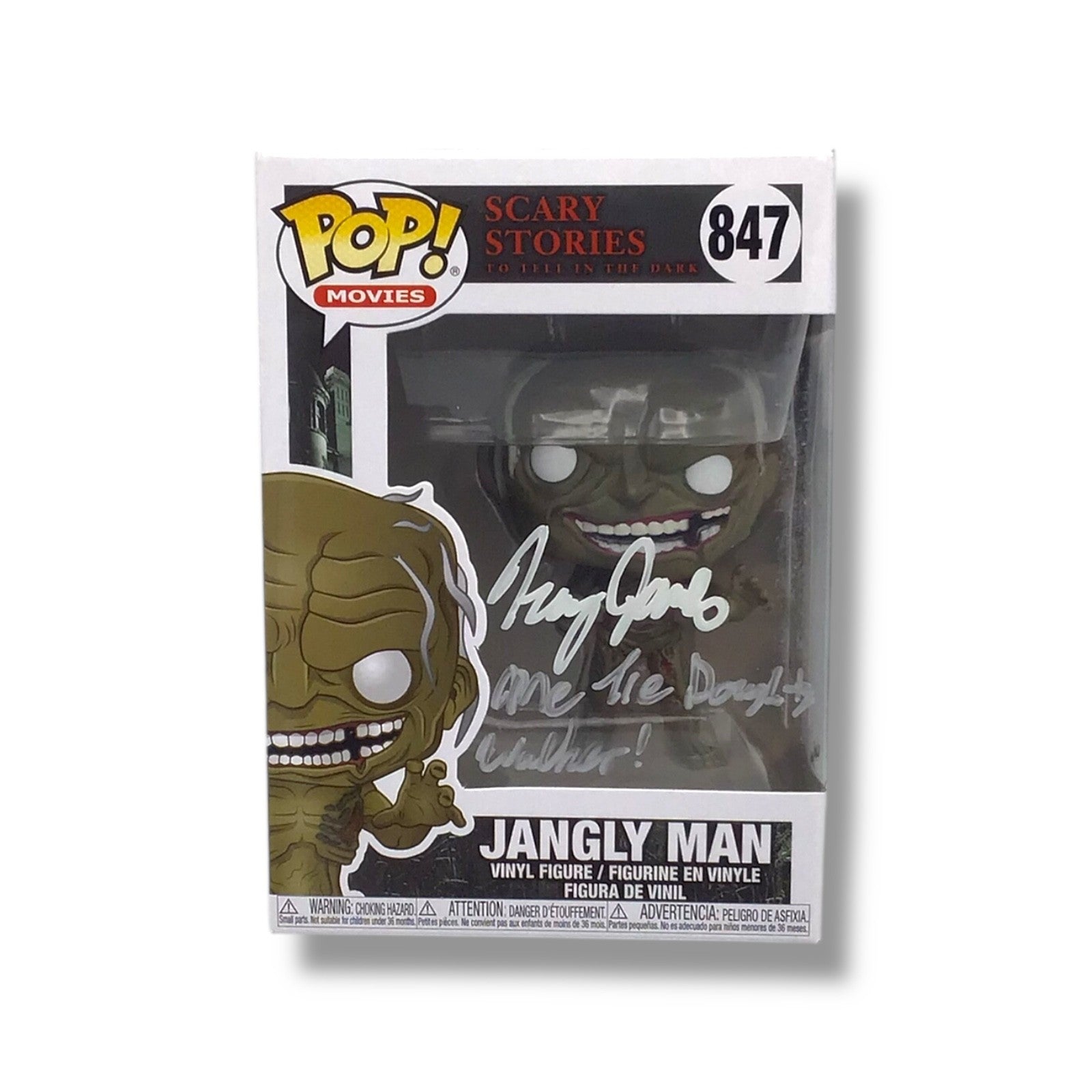 Scary Stories (#847) Jangly Man Funko POP! | Signed by Troy James (Beckett)