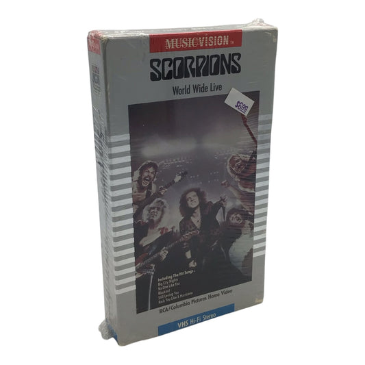 Scorpions World Wide Live VHS Tape