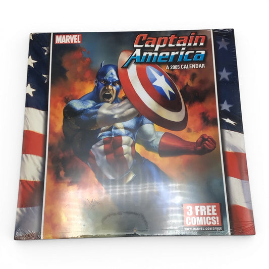 Sealed Marvel Captain America 2005 Calendar
