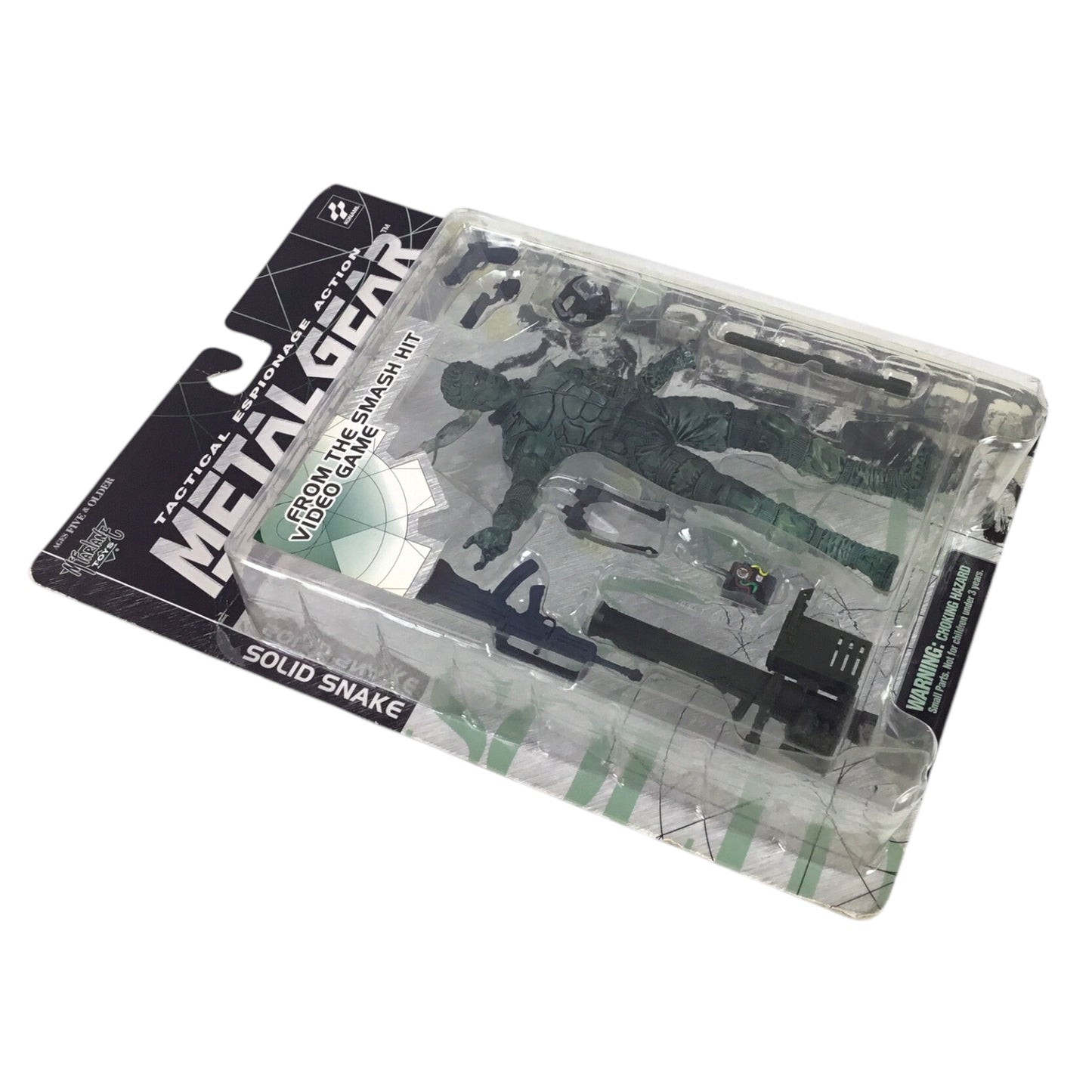Sealed McFarlane Toys Metal Gear Solid - Camo Solid Snake Action Figure (1998)