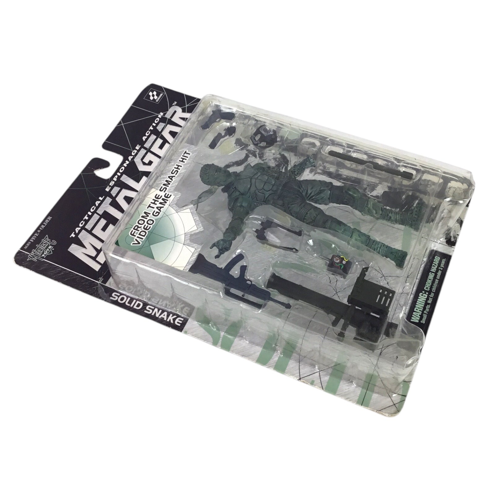 Sealed McFarlane Toys Metal Gear Solid - Camo Solid Snake Action Figure (1998)
