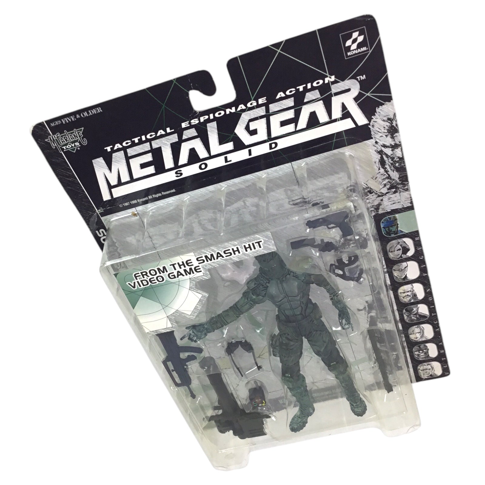 Sealed McFarlane Toys Metal Gear Solid - Camo Solid Snake Action Figure (1998)