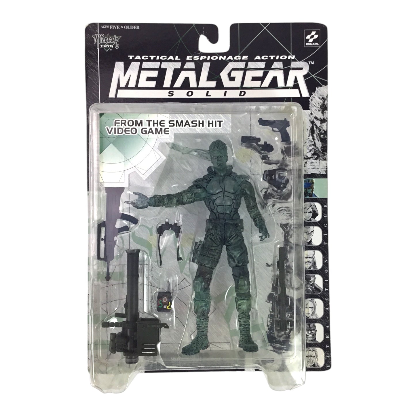 Sealed McFarlane Toys Metal Gear Solid - Camo Solid Snake Action Figure (1998)