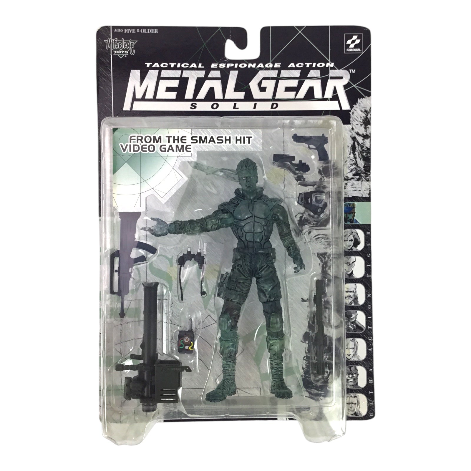 Sealed McFarlane Toys Metal Gear Solid - Camo Solid Snake Action Figure (1998)