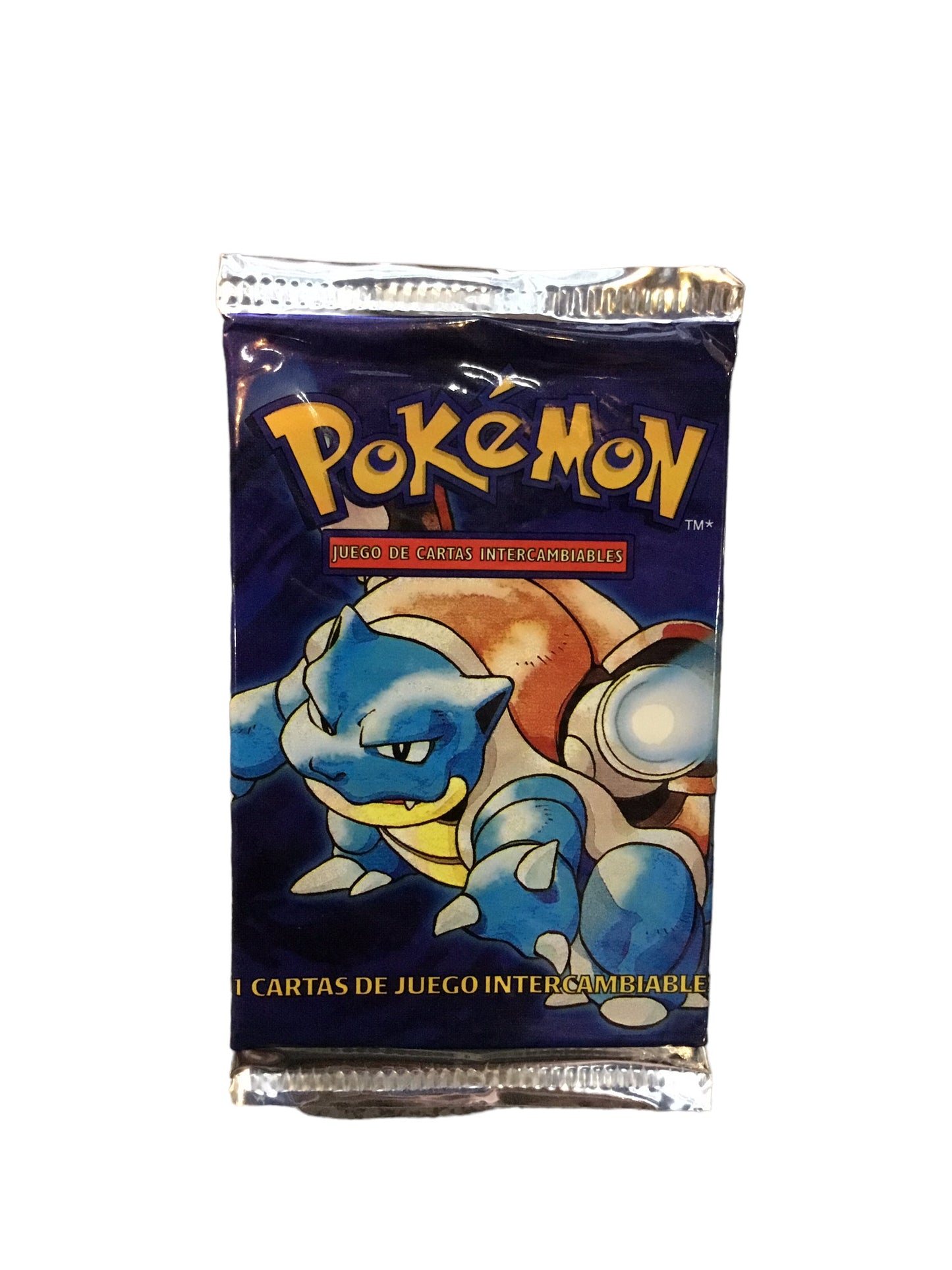 Sealed Spanish Pokemon Base Set Unlimited Edition Booster Pack