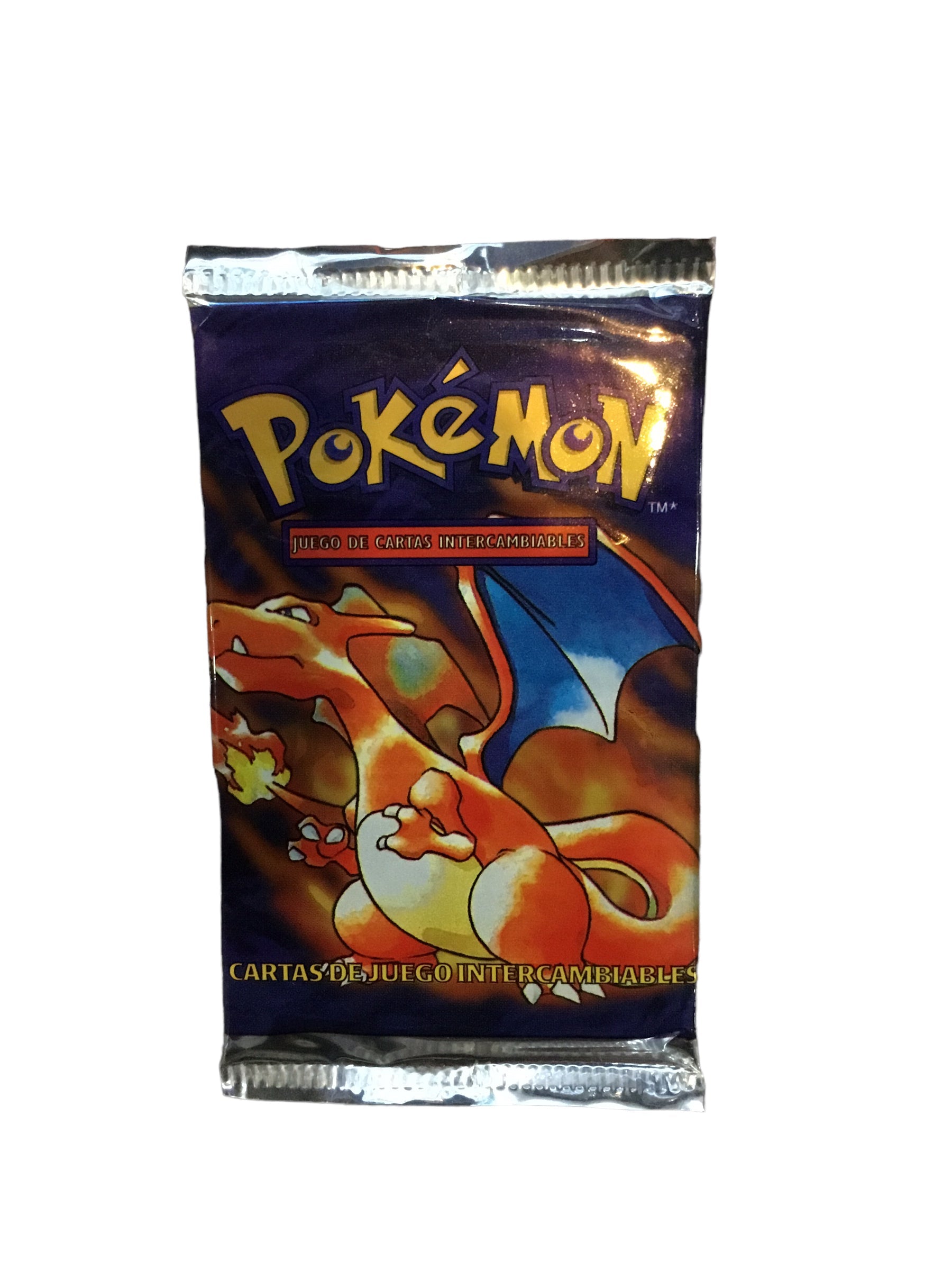 Sealed Spanish Pokemon Base Set Unlimited Edition Booster Pack