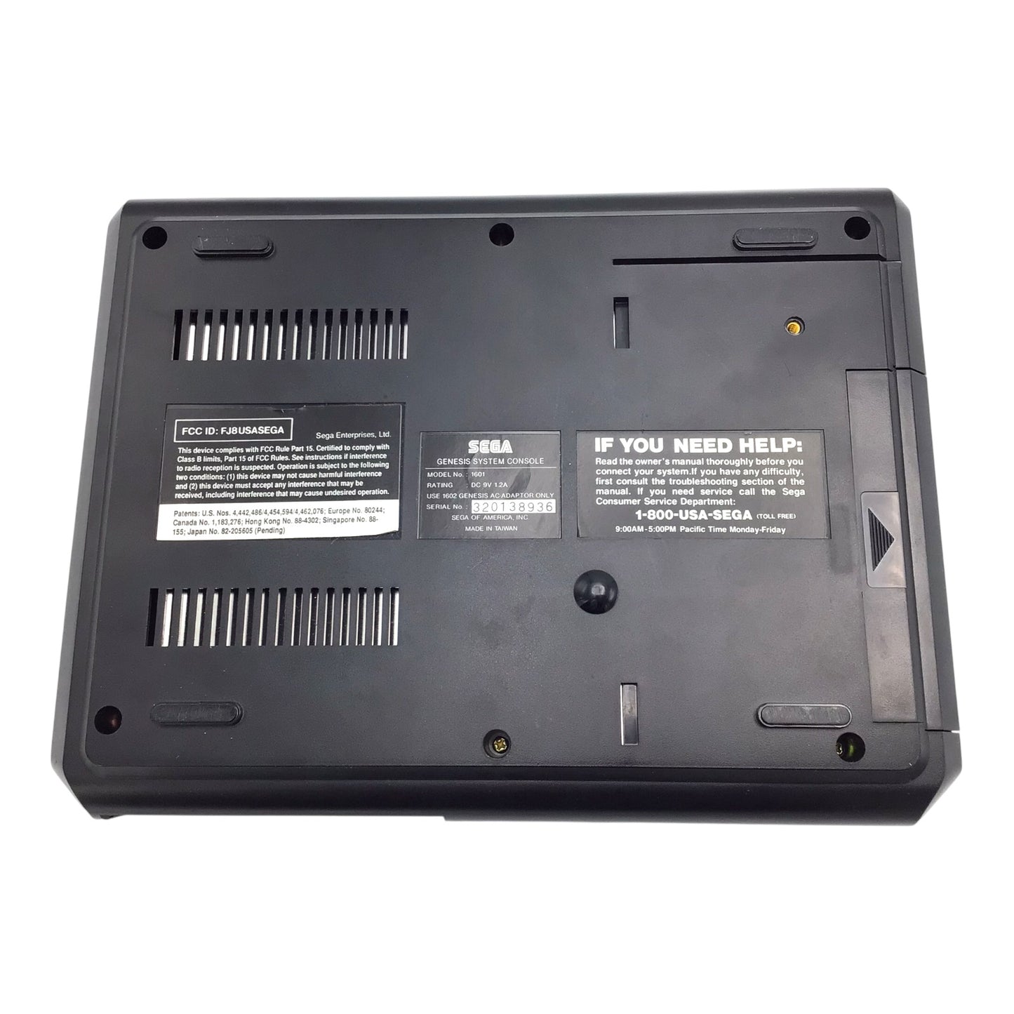 Sega Genesis MK-1601 Console w/ Cables &1 Controller – Tested Working