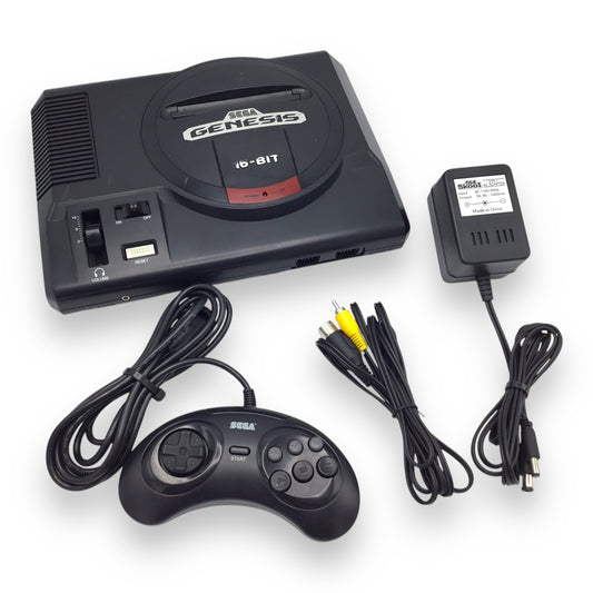 Sega Genesis Model 1601 Console w/ Controller & Cables – Tested Working