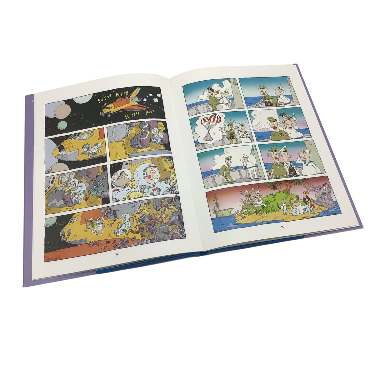 Sergio Aragonés' Buzz & Bell Space Cadets: Book One Hardcover – 1991 Signed