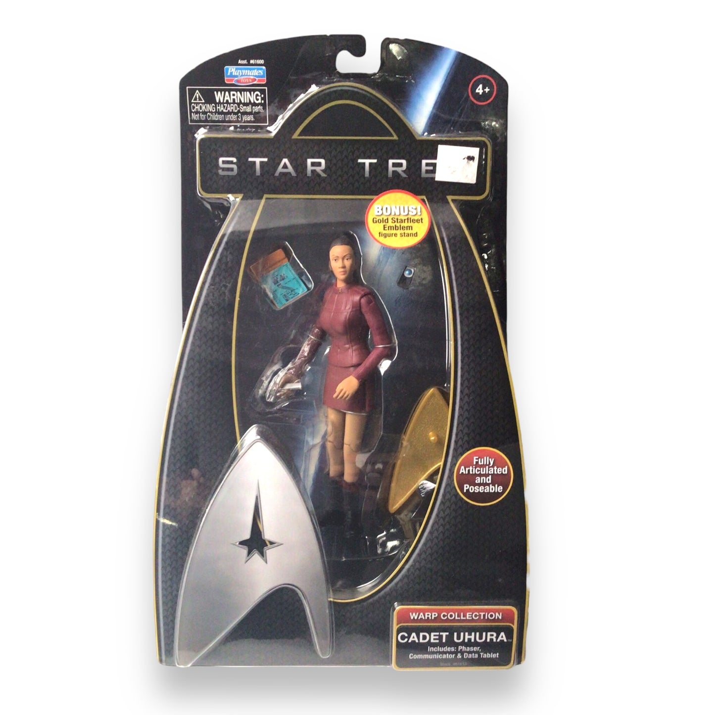 Set of 6 Star Trek Warp Collection Action Figures - Playmates
