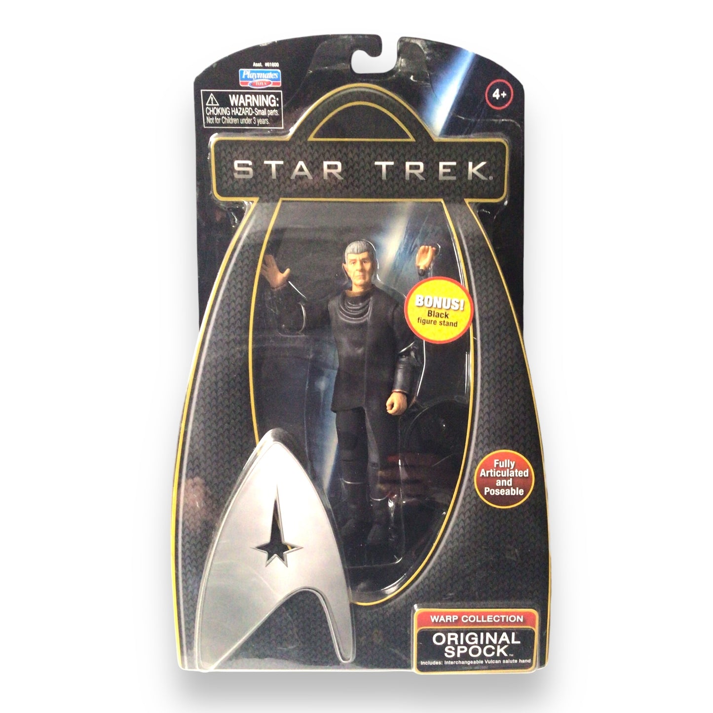 Set of 6 Star Trek Warp Collection Action Figures - Playmates