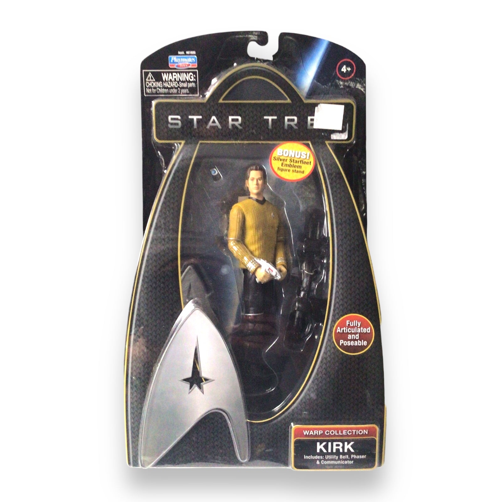 Set of 6 Star Trek Warp Collection Action Figures - Playmates
