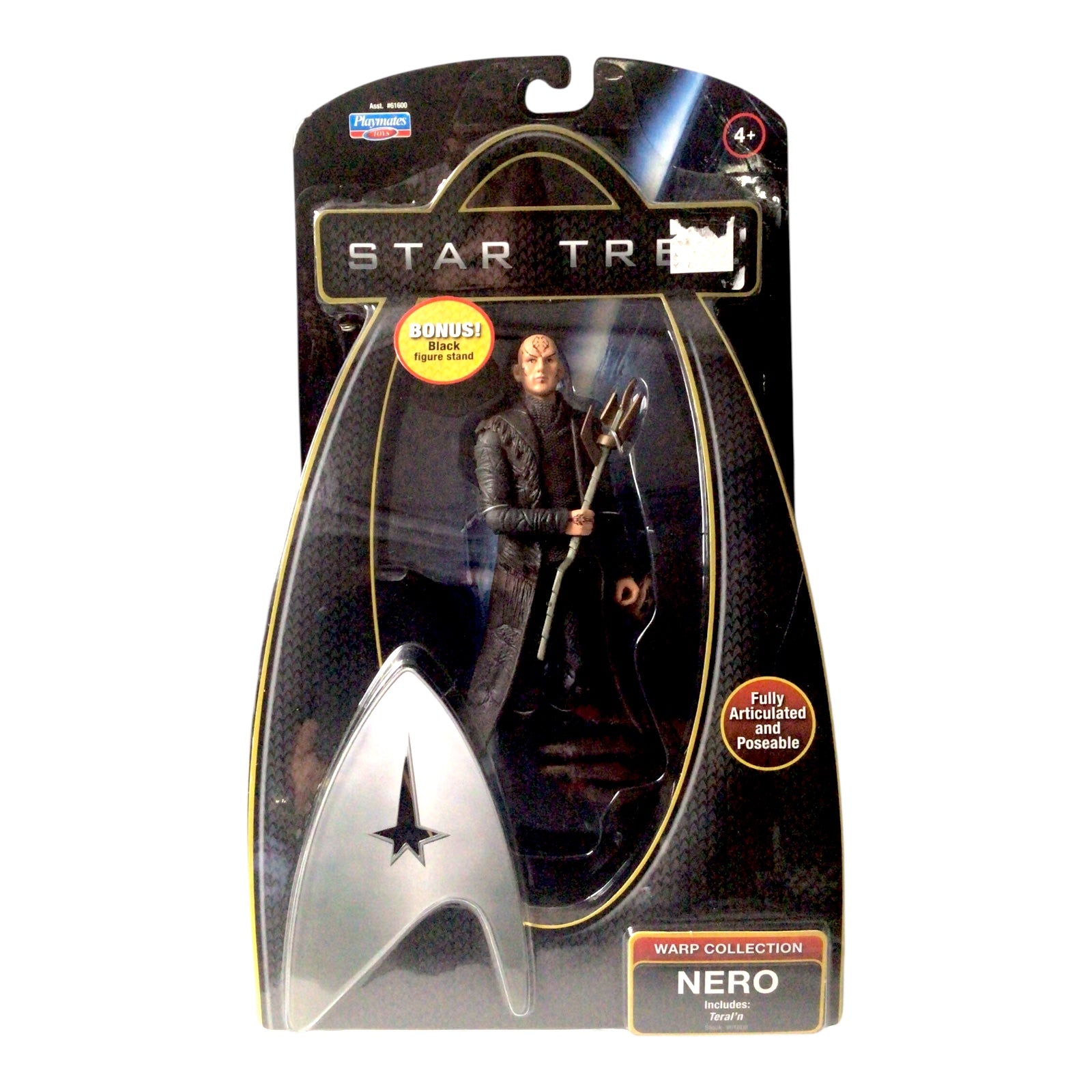 Set of 6 Star Trek Warp Collection Action Figures - Playmates