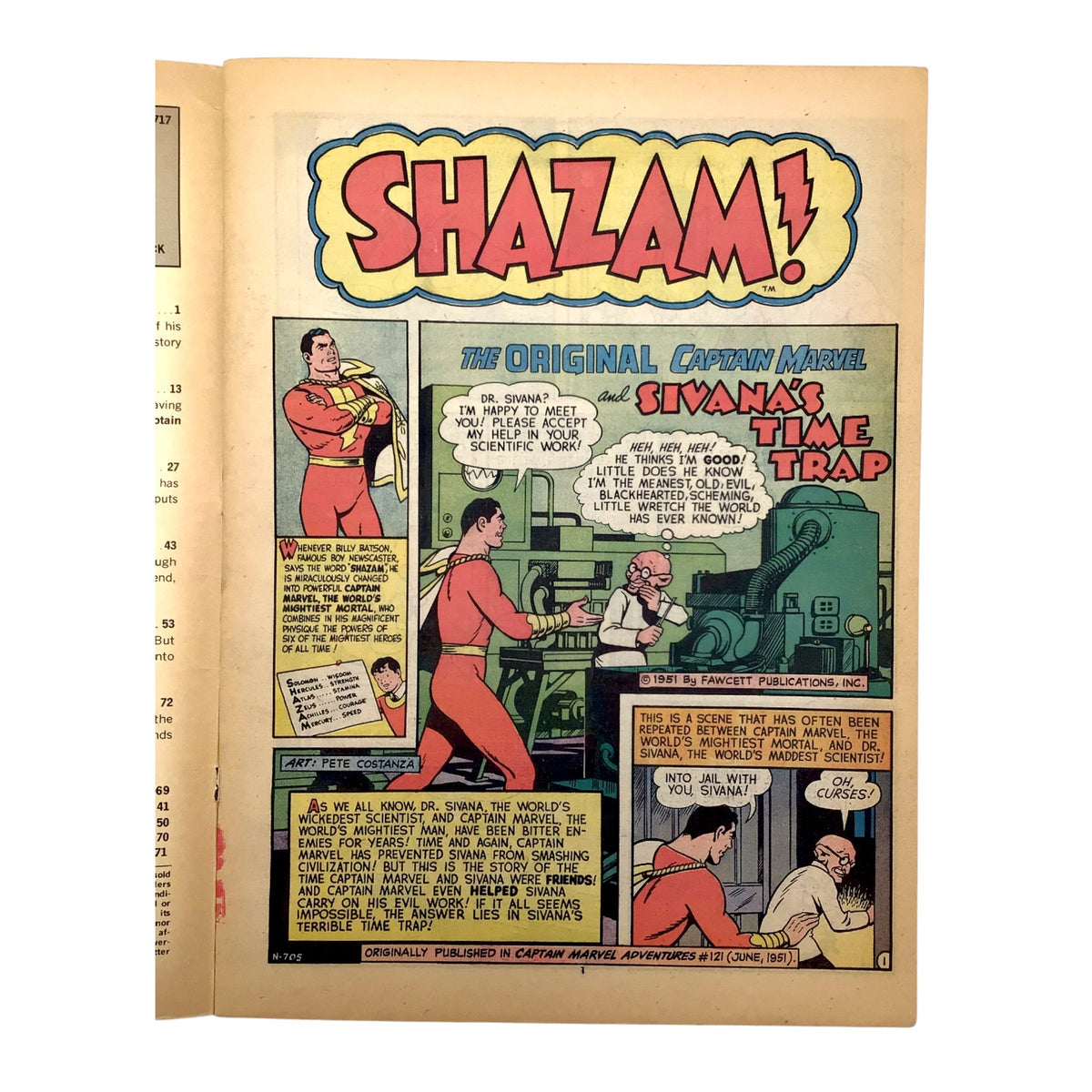 Shazam! The Original Captain Marvel – Limited Collectors' Edition C-21 (Summer 1973) - NM