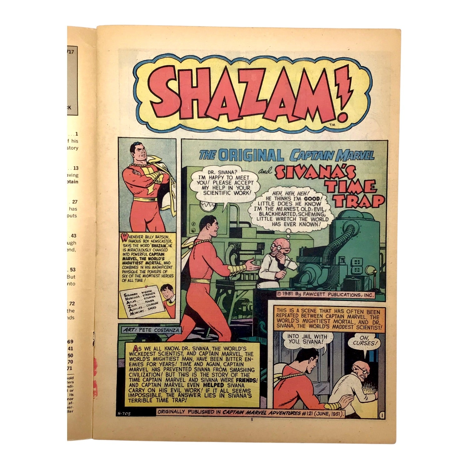 Shazam! The Original Captain Marvel – Limited Collectors' Edition C-21 (Summer 1973) - NM