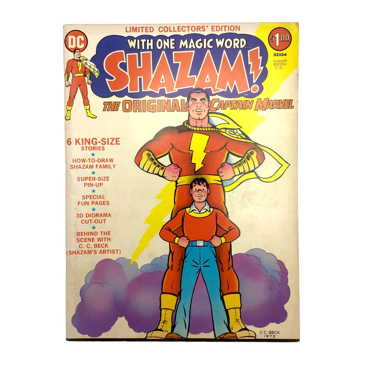 Shazam! The Original Captain Marvel – Limited Collectors' Edition C-21 (Summer 1973) - NM