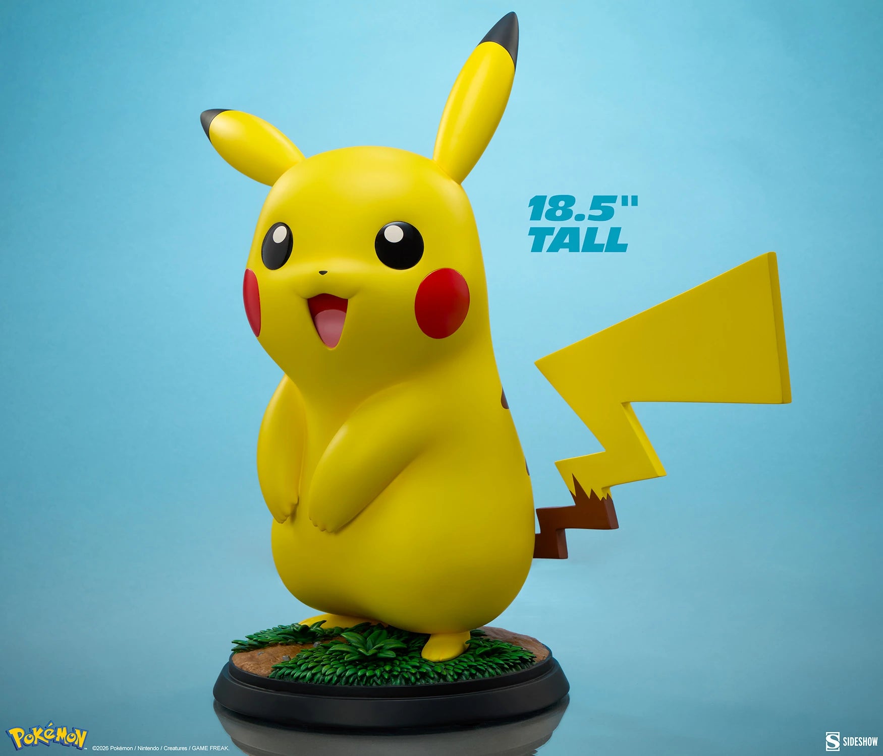 Sideshow Collectibles Life Sized Pikachu 18.5"