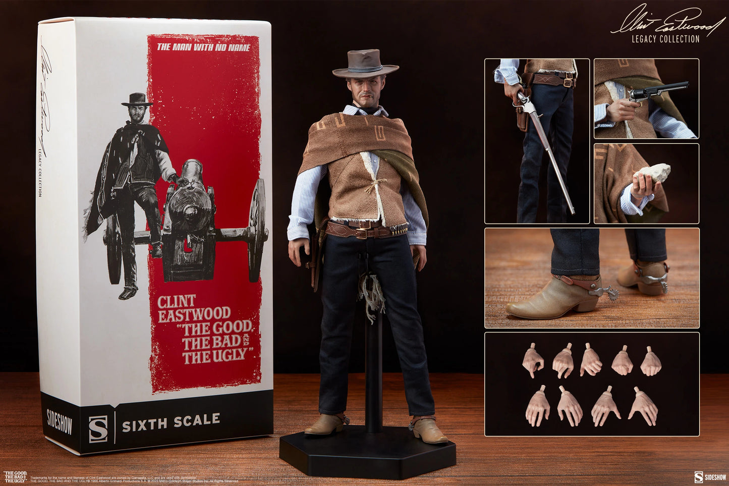 Sideshow Collectibles The Man With No Name 1/6 Scale Statue - Clint Eastwood