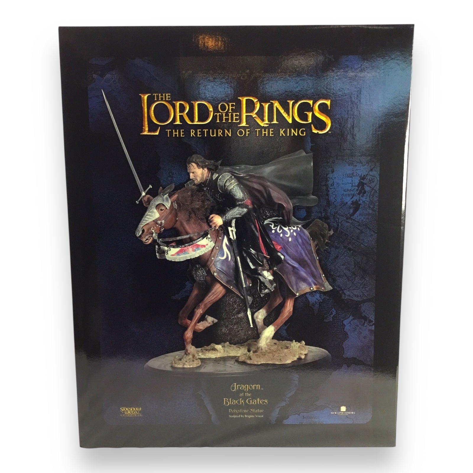 Sideshow WETA Aragorn at the Black Gate Statue – Lord of the Rings Return of the King