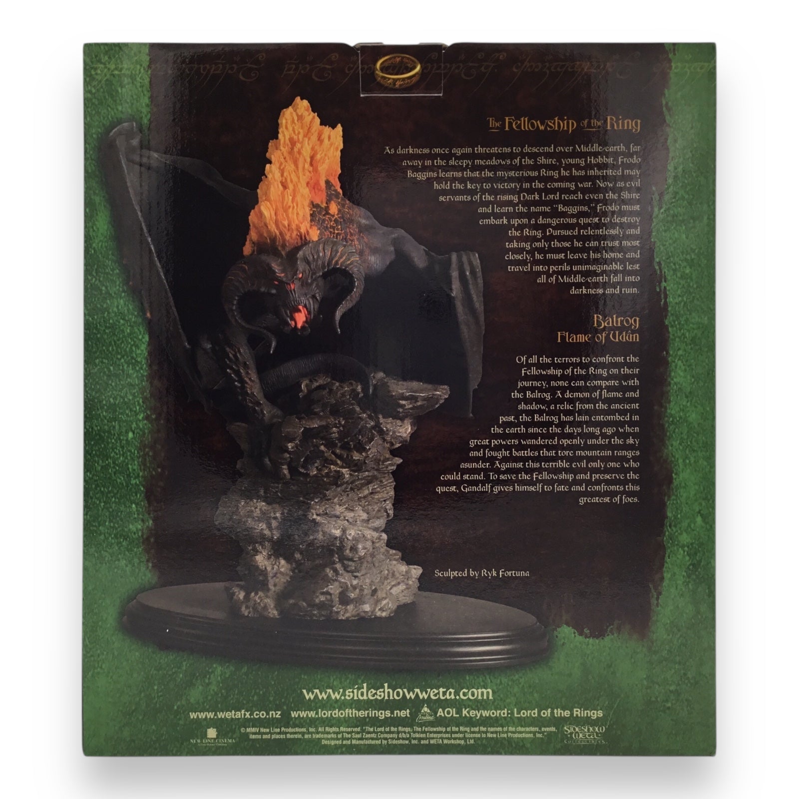 Sideshow WETA Balrog Flame of Udûn Statue – Lord of the Rings Fellowship of the Ring