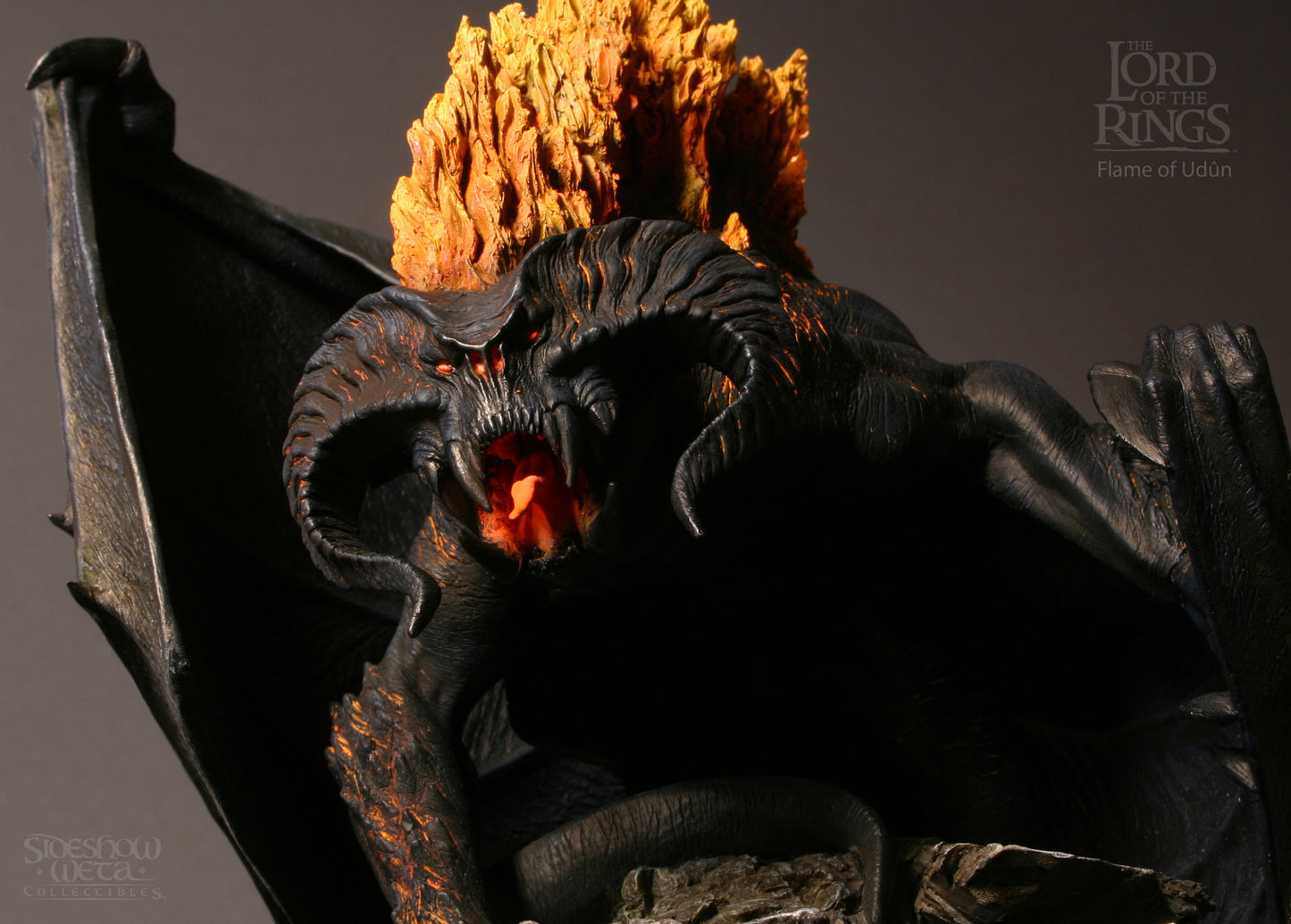 Sideshow WETA Balrog Flame of Udûn Statue – Lord of the Rings Fellowship of the Ring