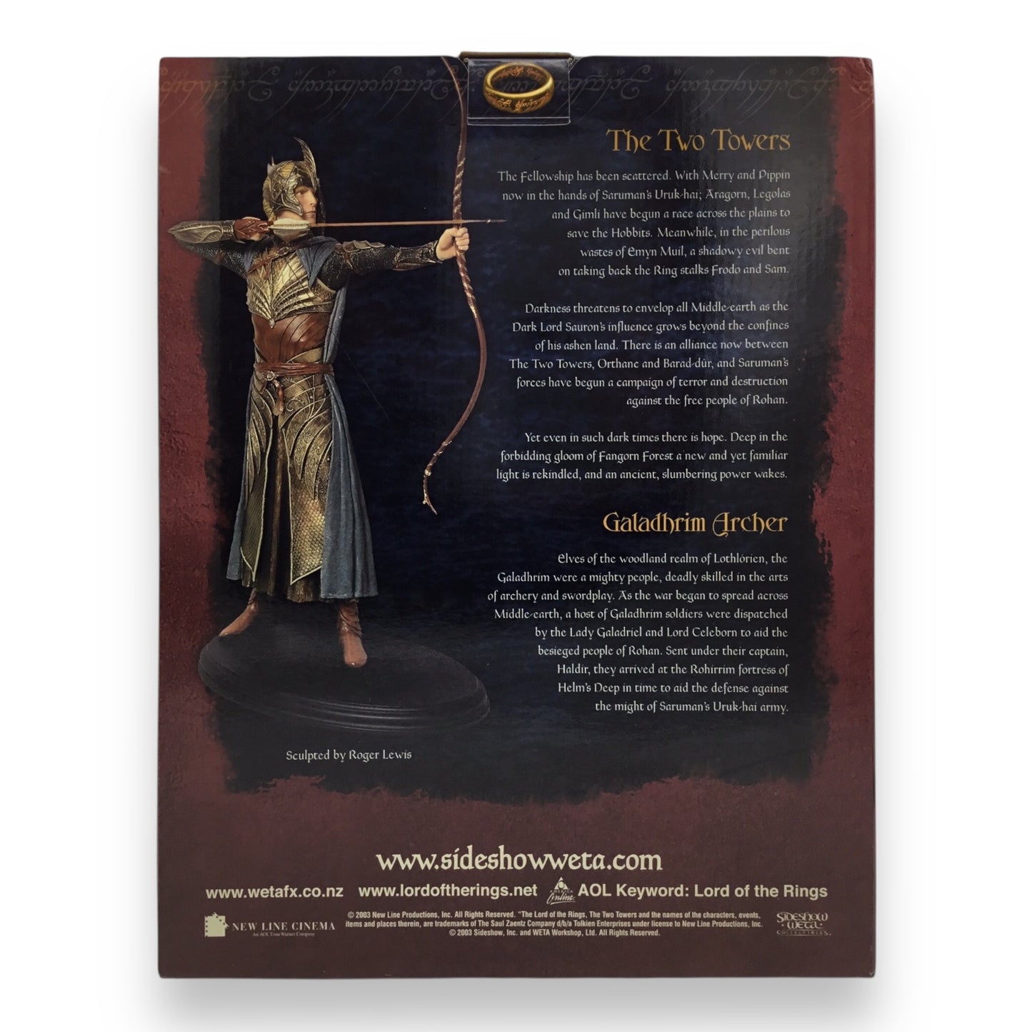 Sideshow WETA Galadhrim Archer Statue – Lord of the Rings The Two Towers