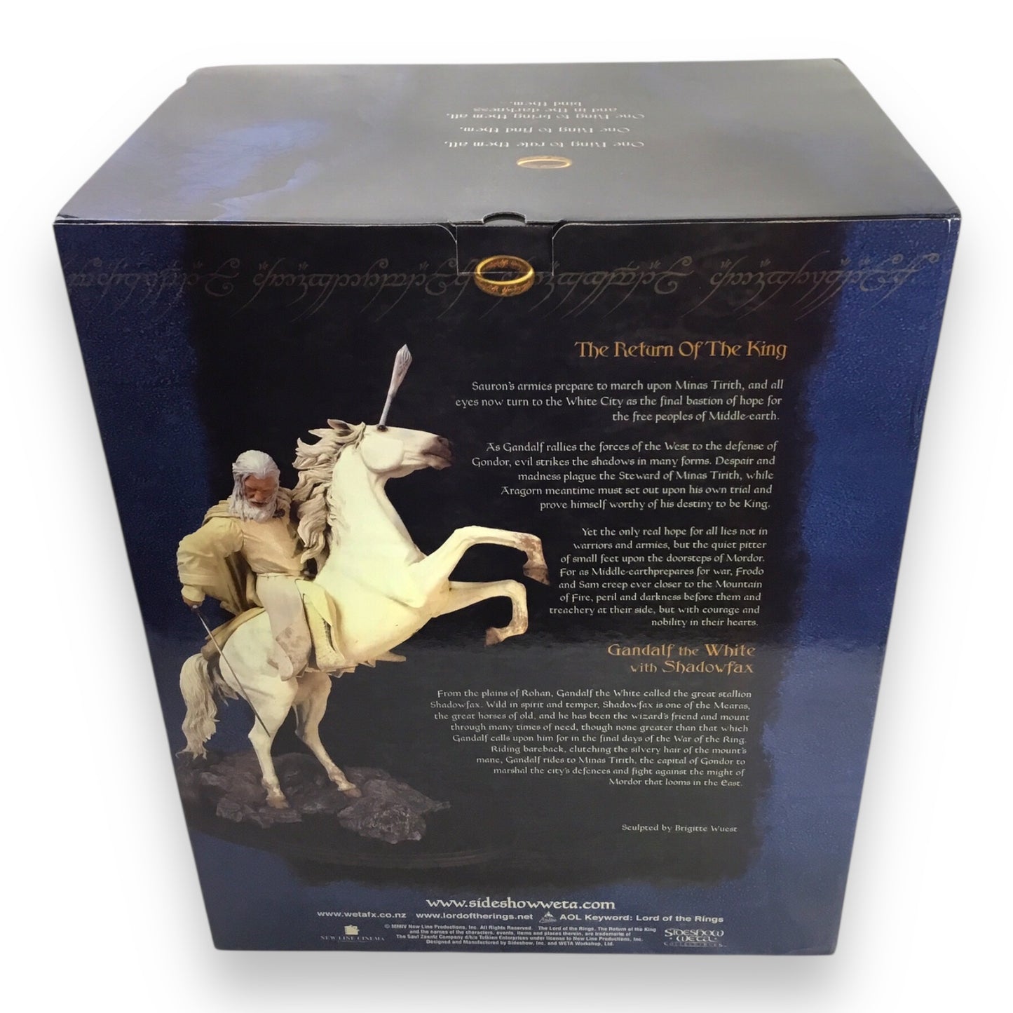 Sideshow WETA Gandalf on Shadowfax Statue – Lord of the Rings Return of the King