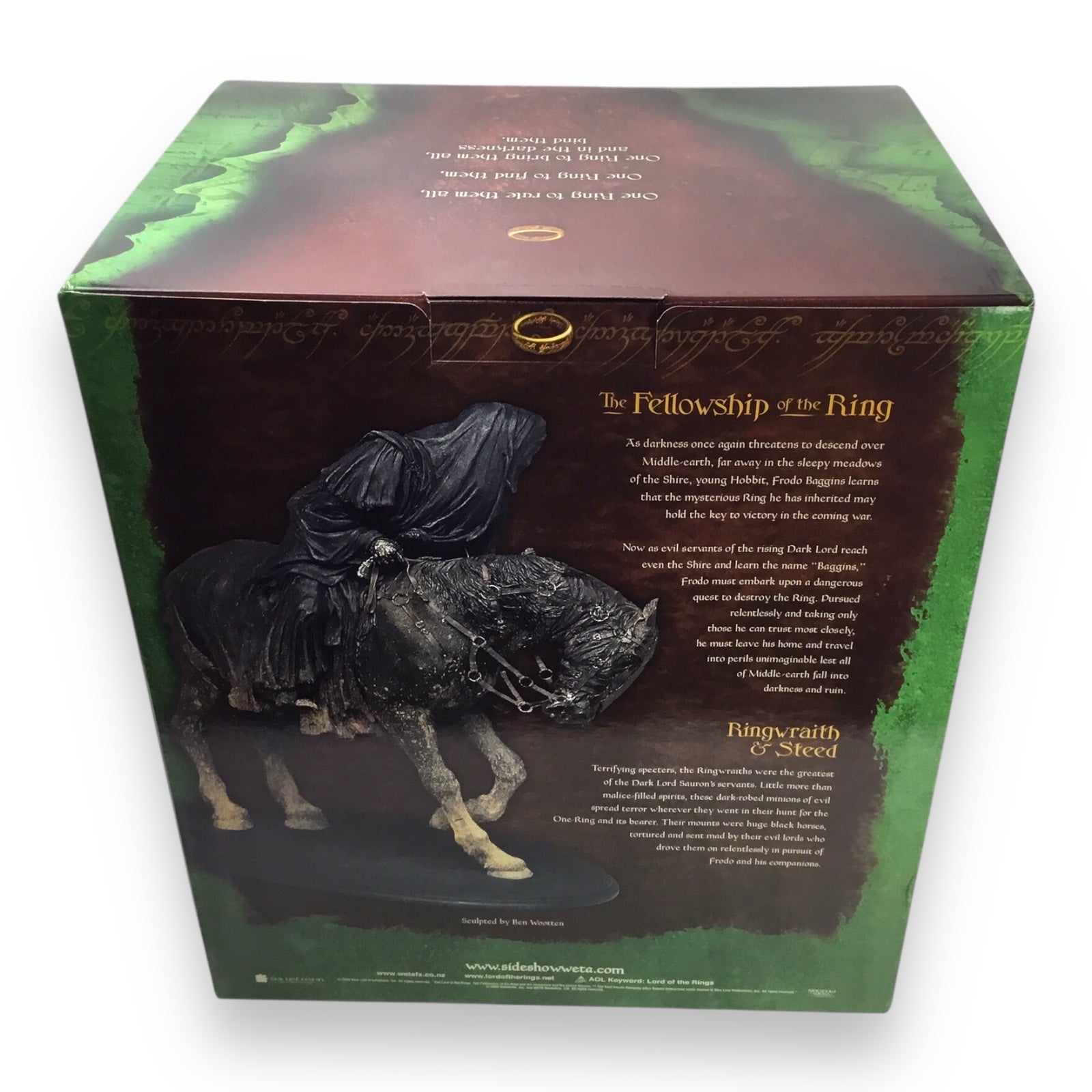 Sideshow WETA Ringwraith on Steed Statue – Lord of the Rings Fellowship of the Ring