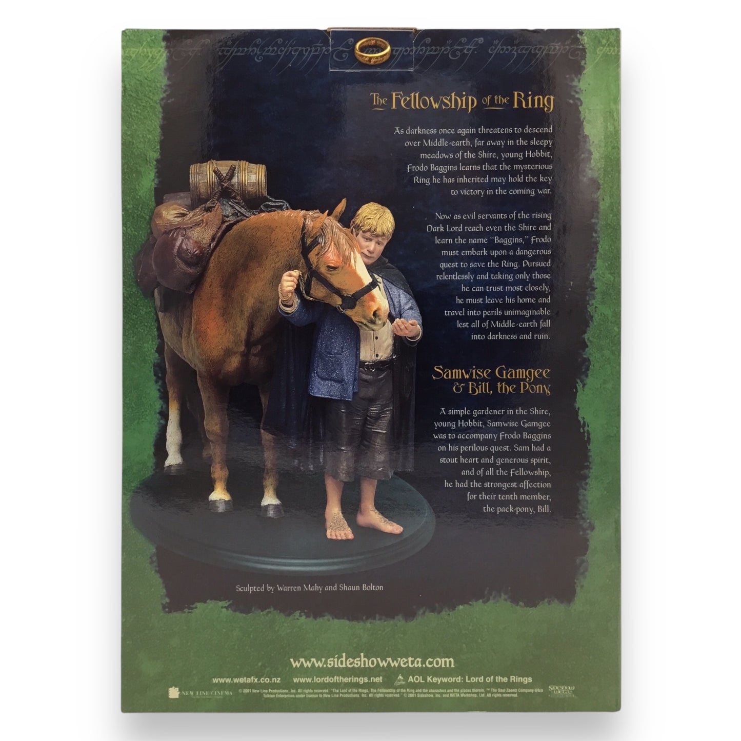 Sideshow WETA Samwise Gamgee & Bill the Pony Statue – Lord of the Rings Fellowship of the Ring