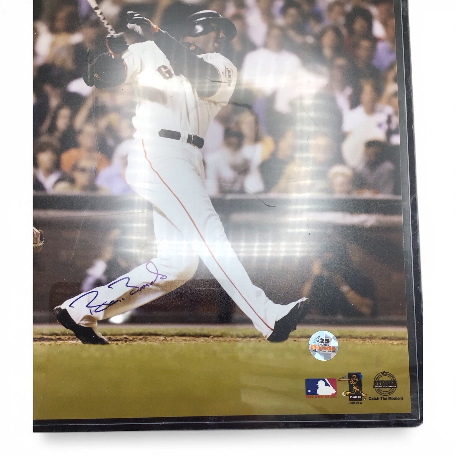Signed Barry Bonds Photo Plaque - San Francisco Giants