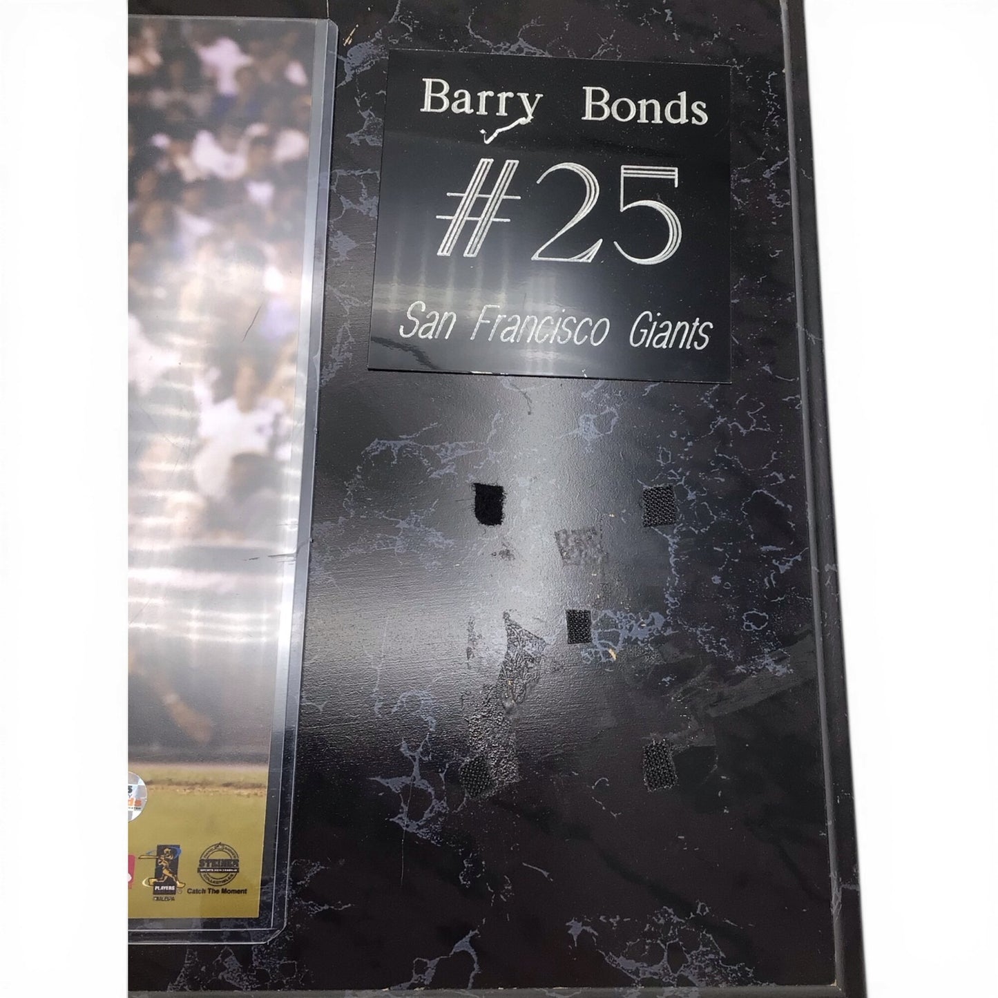 Signed Barry Bonds Photo Plaque - San Francisco Giants