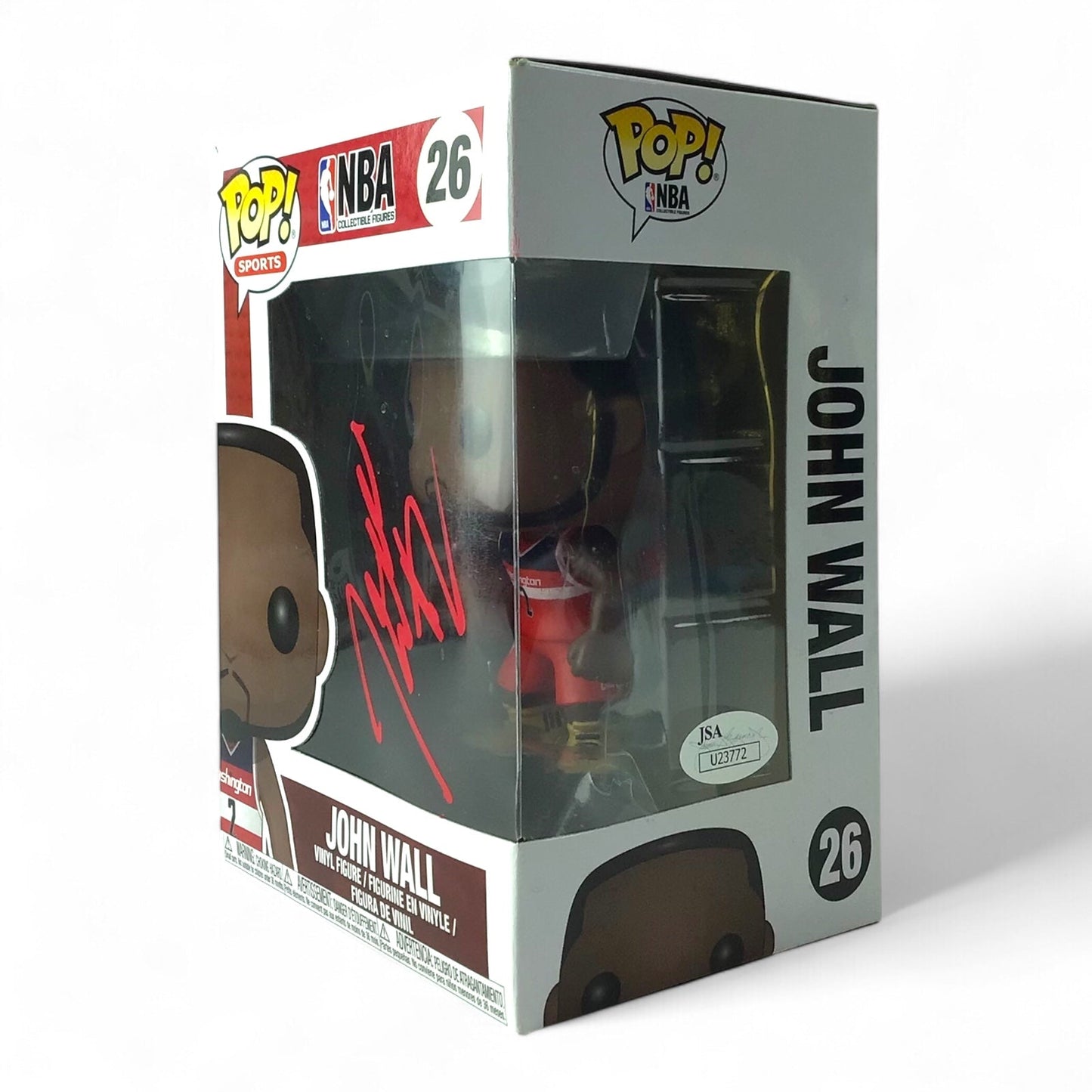 Signed Funko POP #26 NBA John Wall Figurine - JSA Certified Collectible