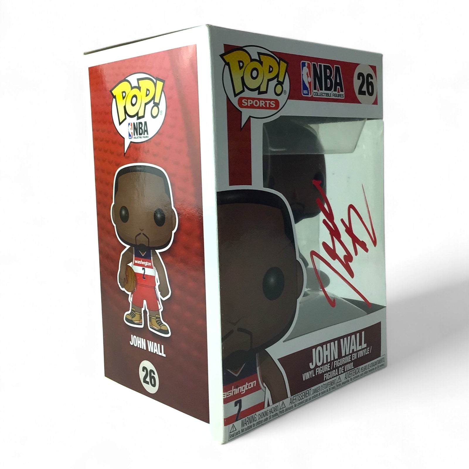 Signed Funko POP #26 NBA John Wall Figurine - JSA Certified Collectible