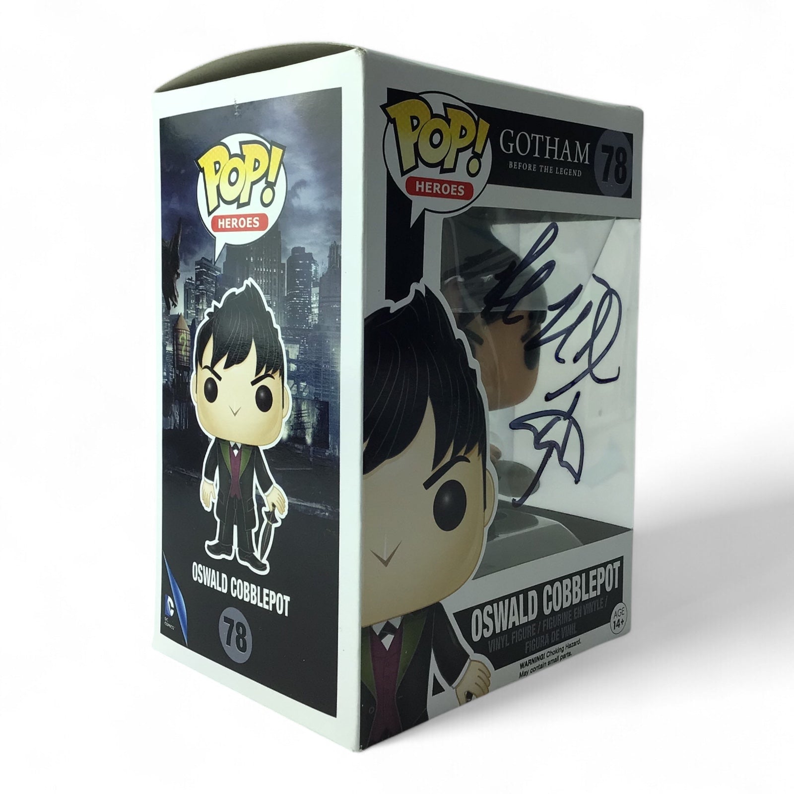 Signed Funko POP #78 Gotham Oswald Cobblepot by Robin Lord Taylor - JSA Certified