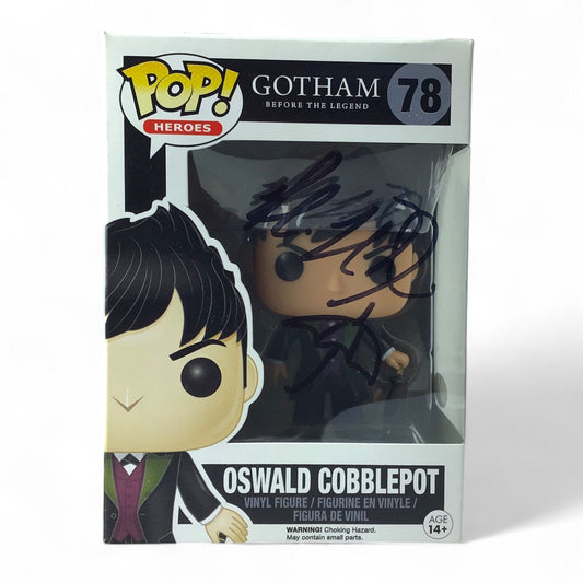 Signed Funko POP #78 Gotham Oswald Cobblepot by Robin Lord Taylor - JSA Certified