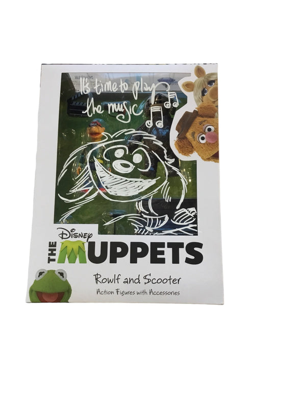 Signed Guy Gilchrist - Muppets Rowlf and Scooter Figure Pack