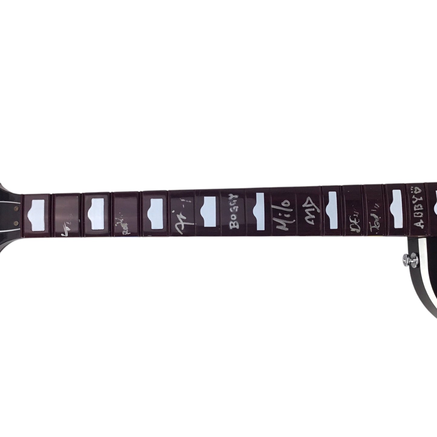 Signed Harmonix Rock Band Guitar - Development Team Autographed w/ Provenance