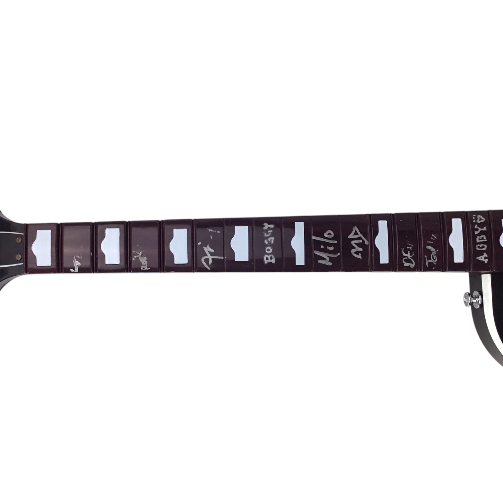 Signed Harmonix Rock Band Guitar - Development Team Autographed w/ Provenance