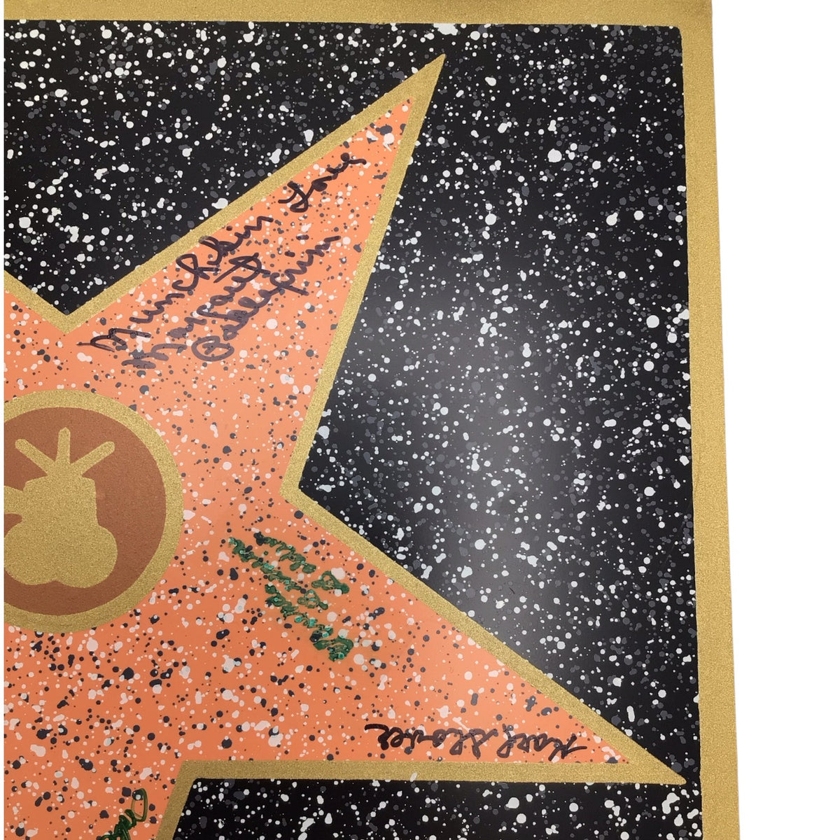 Signed Hollywood Star Print - Munchkins from Wizard of Oz