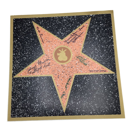 Signed Hollywood Star Print - Munchkins from Wizard of Oz