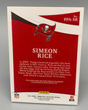 Simeon Rice Buccaneers Immaculate 32/99 Signed Jersey Card