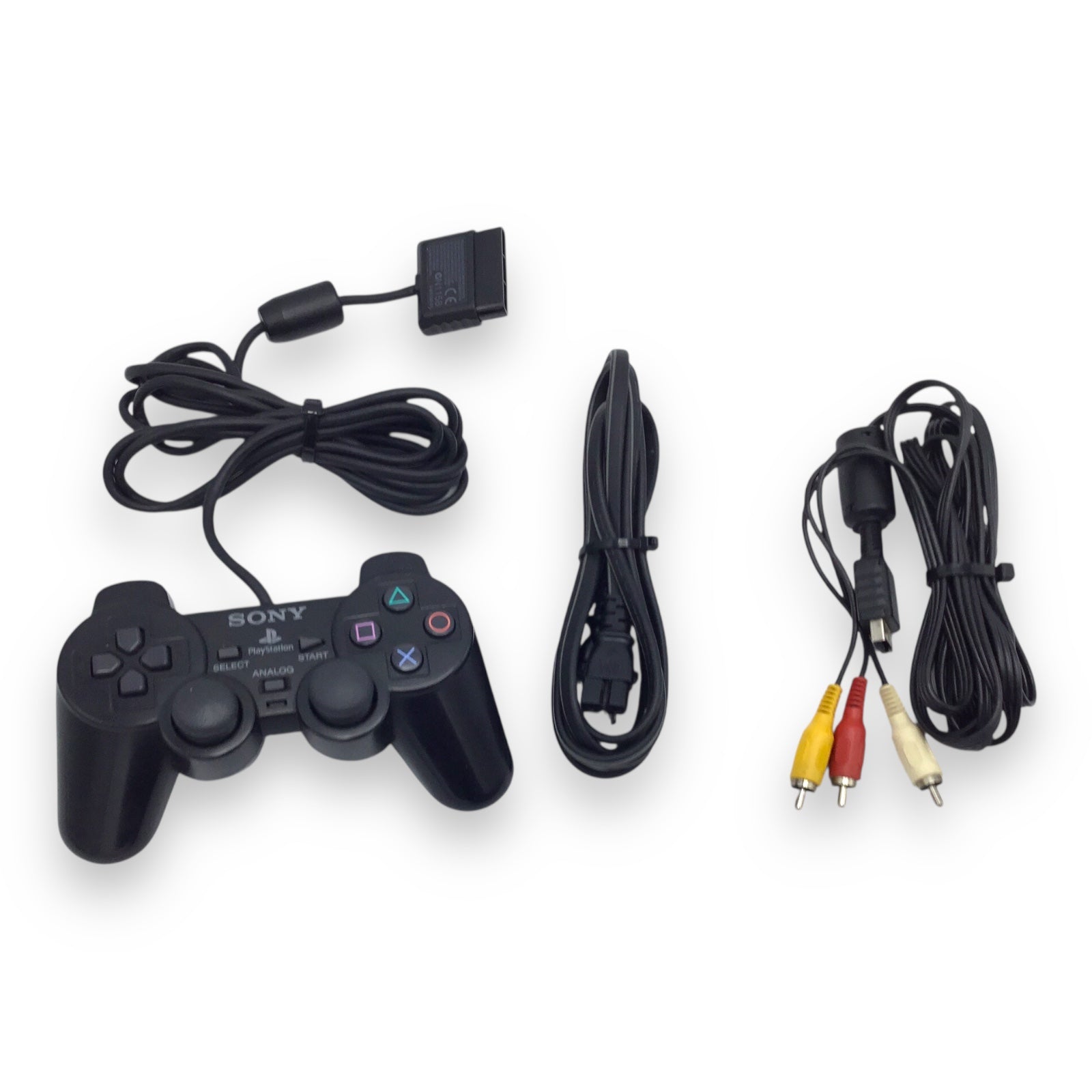 Sony PlayStation 2 Console (Original Model) Black with Cables & Controller – Tested Working