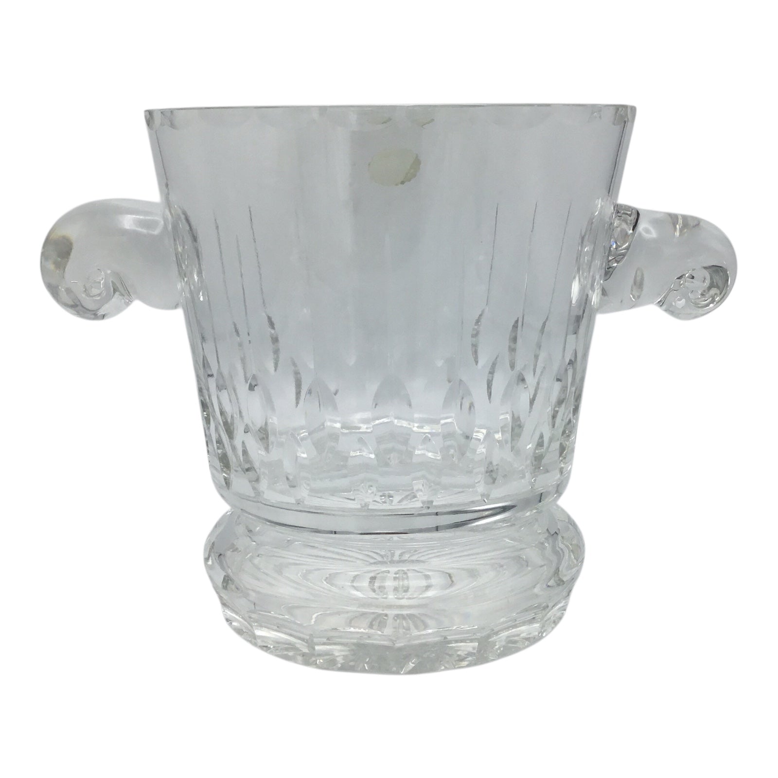 Soufflé-Bouche Crystal Champagne Bucket “Maeva” – Hand Cut Crystal (Model 104, Excellent Condition)