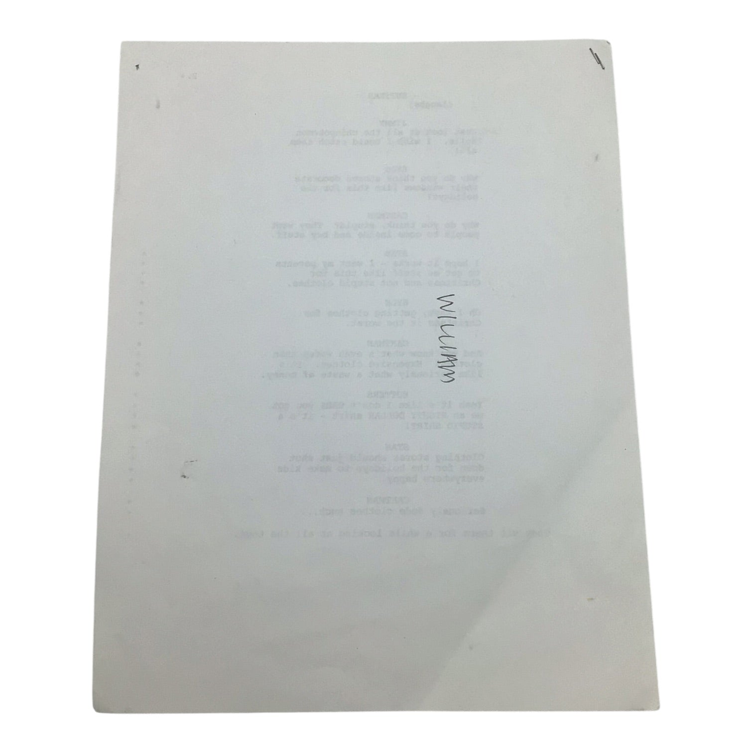 South Park Barney's Holiday Window by Trey Parker Script Draft 2