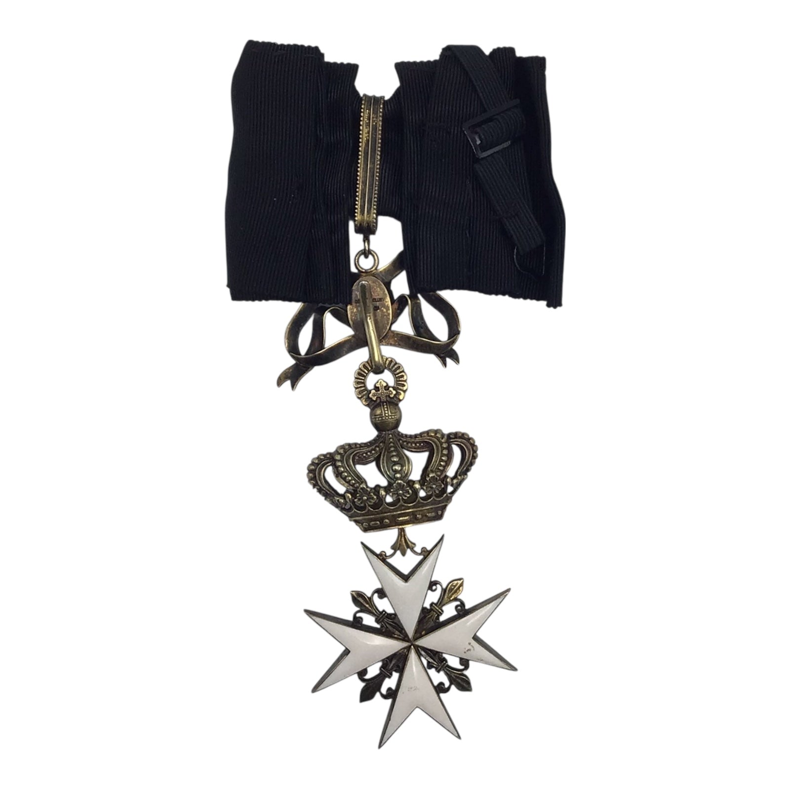 Sovereign Order of Knights of Malta Magistral Commander Cross Neck Badge w/ Award Box