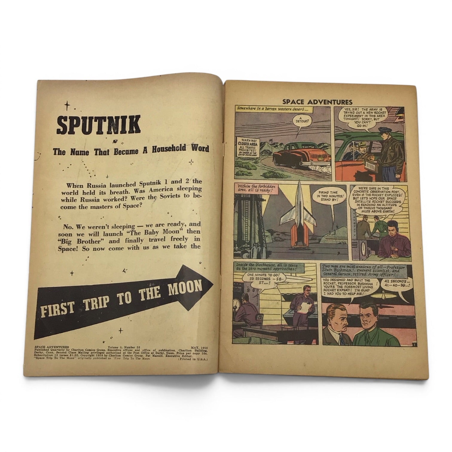 Space Adventures Presents: Space Trip to the Moon (1958, Vol 3, #23)