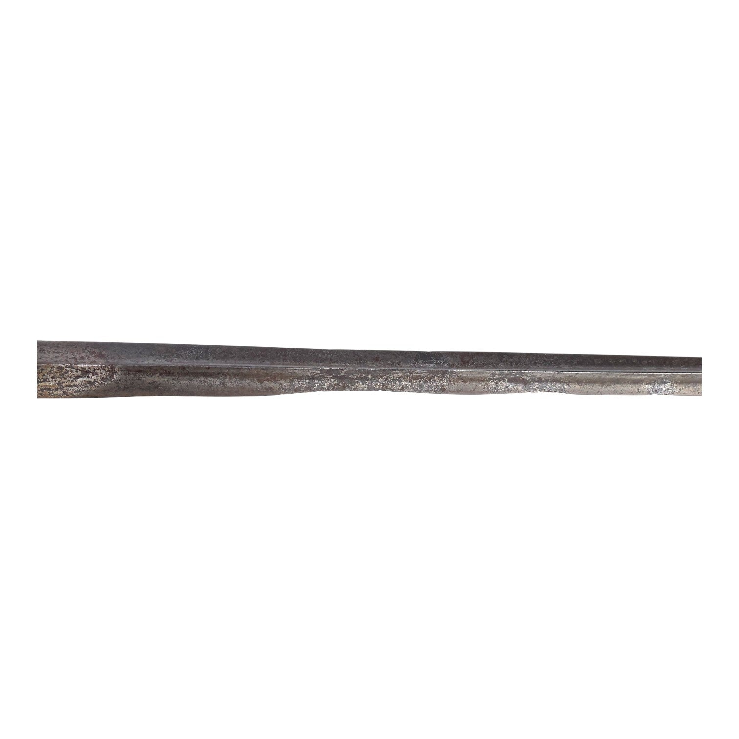 Spanish 18th/19th C. Trefoil Rapier Sword with D-Guard & German Silver Mount