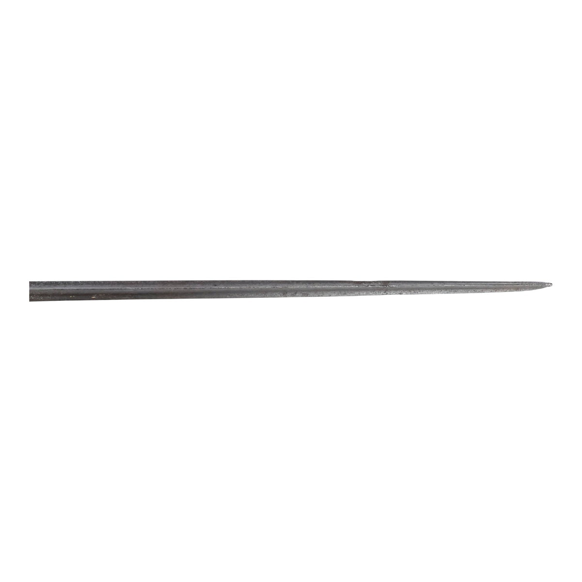 Spanish 18th/19th C. Trefoil Rapier Sword with D-Guard & German Silver Mount