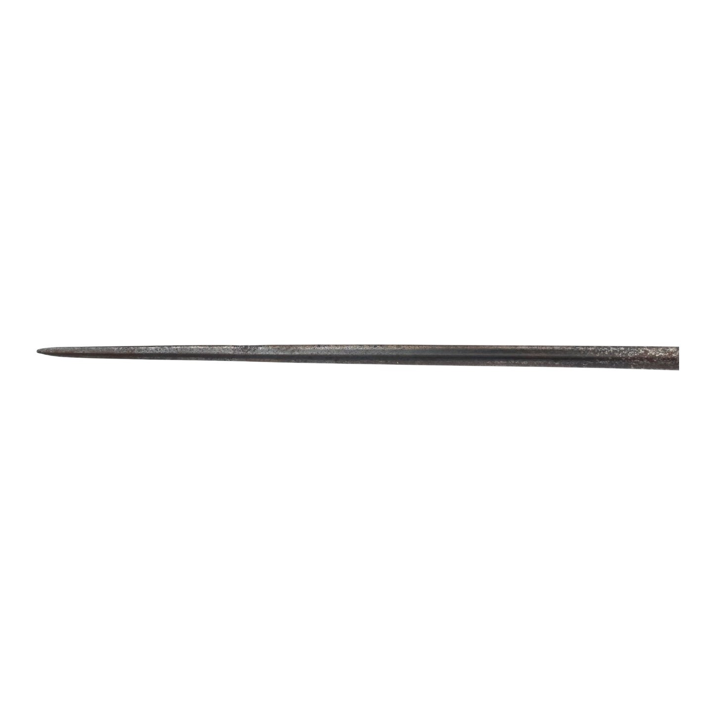 Spanish 18th/19th C. Trefoil Rapier Sword with D-Guard & German Silver Mount